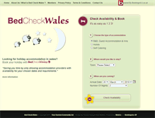 Tablet Screenshot of bedcheckwales.co.uk